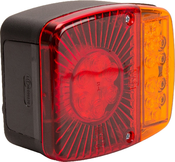 Rücklicht multifunktional quadratisch 5 pins LED 12-24V passend für Universal