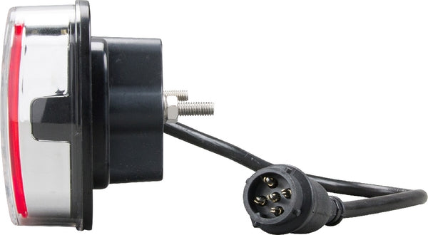 Rücklicht multifunktional Rechteck 5 pins links LED 12-24V passend für Universal