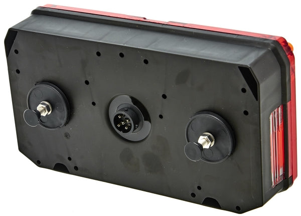 Rücklicht multifunktional Rechteck 5 pins rechts halogen 12V oder 24V passend für Universal