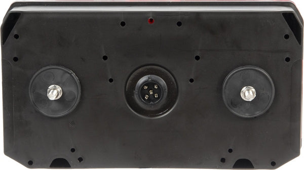 Rücklicht multifunktional Rechteck 5 pins rechts halogen 12V oder 24V passend für Universal