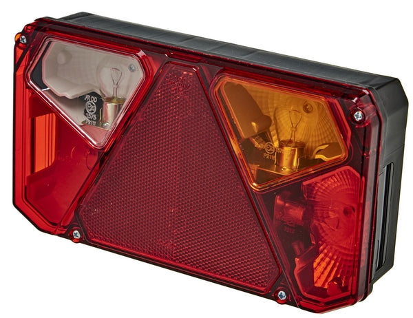 Rücklicht multifunktional Rechteck 5 pins rechts halogen 12V oder 24V passend für Universal