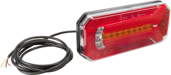 Rücklicht multifunktional Rechteck dynamic LED 12-24V passend für Universal