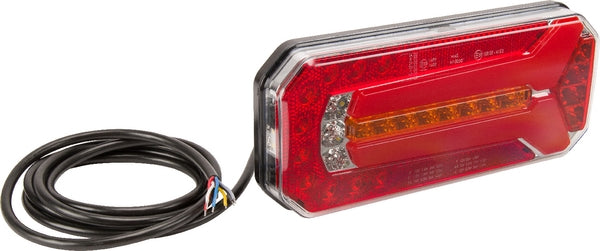 Rücklicht multifunktional Rechteck dynamic LED 12-24V passend für Universal