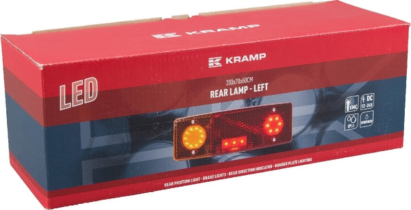 Rücklicht multifunktional Rechteck links LED 12-24V passend für Universal