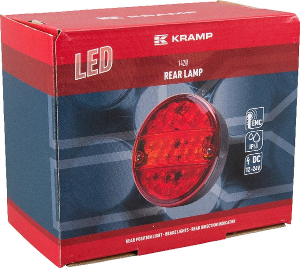 Rücklicht multifunktional rund LED 12-24V passend für Universal