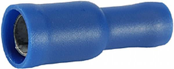 Rundstecker, Buchse, blau, 1,5-2,5 mm², Ø5 mm², Serie A (10x), Hella