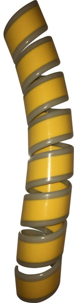 Safeplast Spiral-Schlauchschutz 25 (20-27 mm)/25 m - gelb mit leuchtenden Kanten
