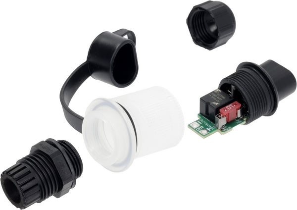 Salvarani 3-pol. Stecker, 15 A, 12 V, mit Anti-Reverse-Funktion