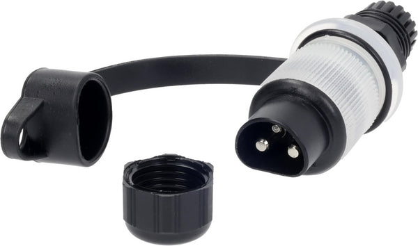 Salvarani 3-pol. Stecker, 15 A, 12 V, mit Anti-Reverse-Funktion