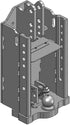 Scharmüller Anhängebock Kugelkuppl. 80 mm 330mm
