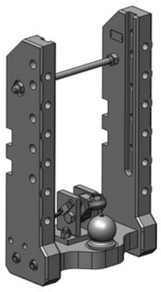 Scharmüller Anhängebock Kugelkuppl. 80 mm 330mm