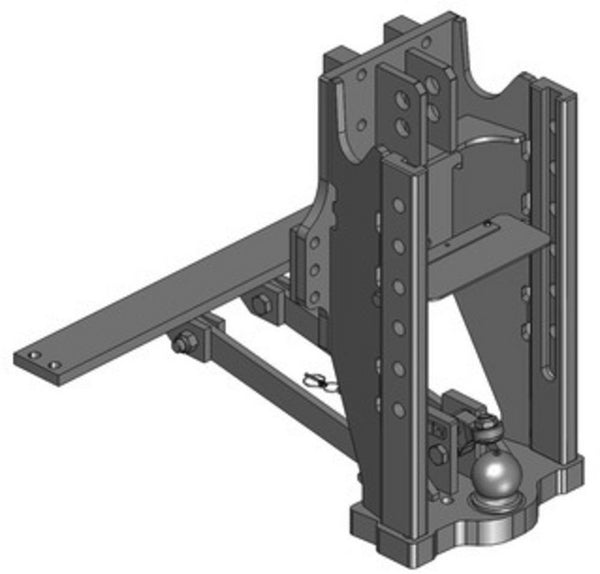 Scharmüller Anhängebock Kugelkuppl. 80 mm 330mm