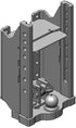 Scharmüller Anhängebock Kugelkuppl. 80 mm 330mm