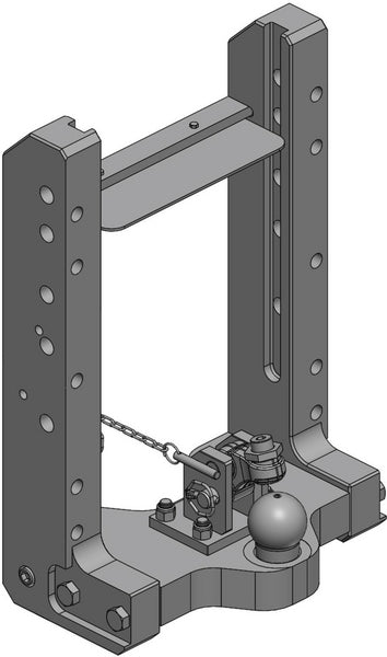 Scharmüller Anhängebock Kugelkuppl. 80 mm 390mm S 32