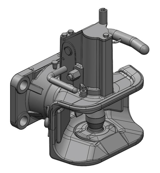 Scharmüller Anhängerkupplung - mit Flansch 140x80mm