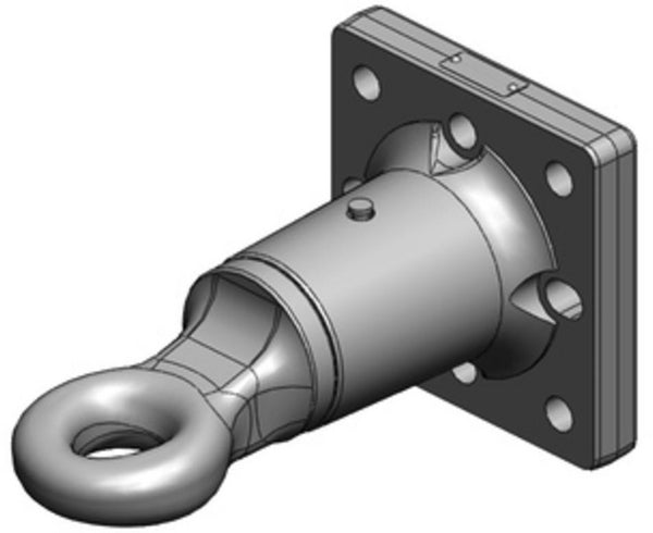 Scharmüller Flanschzugöse drehbar Ø50mm 145x145