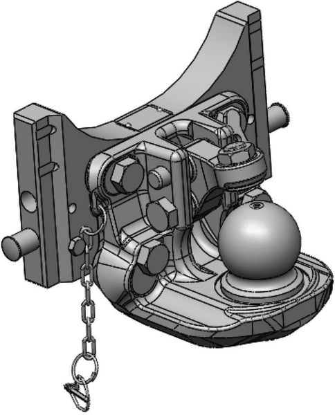 Scharmüller Kugelkupplung Kugel 80 mm 311mm