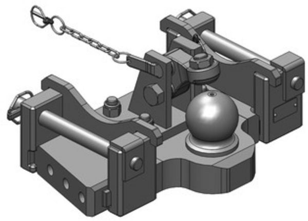 Scharmüller Tragplatte Kugelkuppl. 80 mm