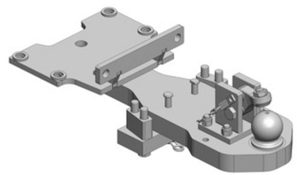 Scharmüller Tragplatte Nachrüstsatz Kugelkuppl. 80 mm