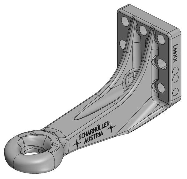 Scharmüller Zugöse Durchmesser 50mm 110x100 M20 versetzt ISO 20019