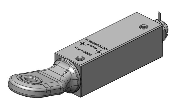 Scharmüller Zugöse Kat. 2 Durchmesser 33mm mit Lagergehäuse 15° ISO 21244