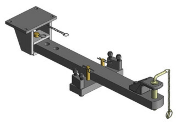 Scharmüller Zugpendel 90x50 L980mm Cat.2 Ø31,5mm