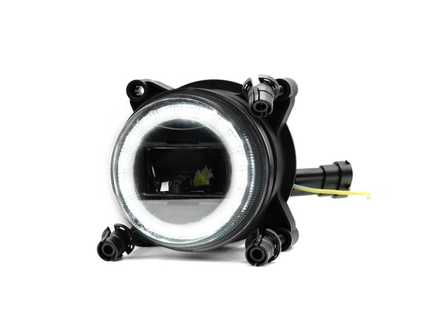 Scheinwerfer LED, 25/5W, rund, 10-30V, Ø90mm, Fernlicht, Positionslicht, H9 Stecker