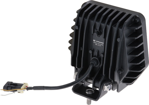 Scheinwerfer LED, 40/70W, quadratisch, 10/30V, 181x173x97mm, Delphi Stecker, Fernlicht/Abblendlicht, symmetrisches Licht, geeignet für John Deere