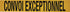 Schild "Convoi exceptionnel"