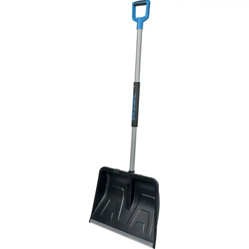 Klappbare Schneeschaufel von SW-Stahl mit Aluminiumkante und Stahlstiel