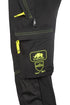 Schnittschutzhose wasserabweisend, L, Hi-Vis, schwarz, SIP