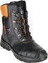 Schnittschutzstiefel, Größe 50/UK 50, Schwarz/Orange, Eco Hunter Basic, Lupriflex, 1 Paar