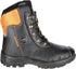 Schnittschutzstiefel, Größe 50/UK 50, Schwarz/Orange, Eco Hunter Basic, Lupriflex, 1 Paar