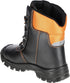 Schnittschutzstiefel, Größe 50/UK 50, Schwarz/Orange, Eco Hunter Basic, Lupriflex, 1 Paar