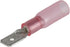 Schrumpfschlauchstecker rot, 0,5-1mm², 6,3x4,8mm