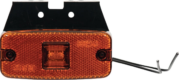 Seitenmarkierungsleuchte mit Kabelanschluss mit Halter LED 12-24V passend für Universal