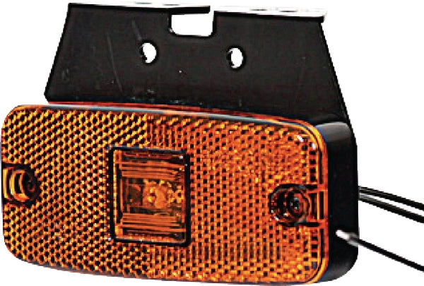 Seitenmarkierungsleuchte mit Kabelanschluss mit Halter LED 12-24V passend für Universal