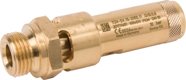Sicherh.ventil 1/2"CE 10 bar