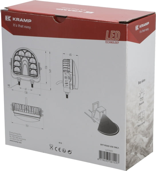 Sicherheitsleuchte, 20 W, RED ARC LINE passend für Universal
