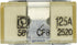 Sicherung, 125A, Beige, 23.5mm, 1Stk., Hella