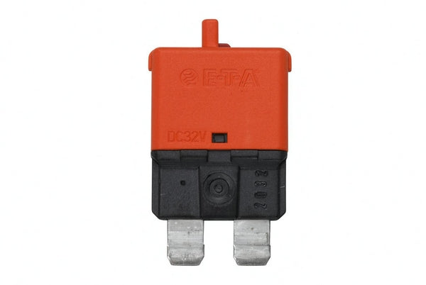 Sicherung, Manuelle thermische Rückstellung, 40A, Orange, 32.2mm, 1Stk., Hella