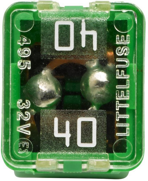 Sicherung, PAL, 40A, Grün, 23.10mm, 1Stk., Hella