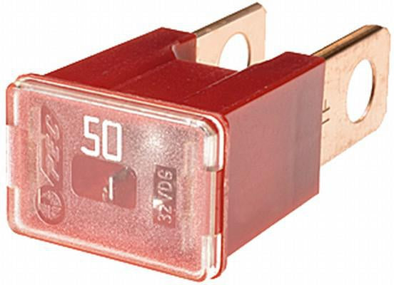 Sicherung, PAL, 50A, Rot, 15mm, 1Stk., Hella