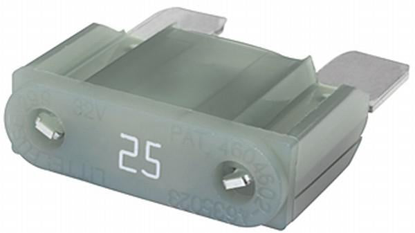 Sicherung, Stecksicherung, Maxi, 25A, Grau, 34.10mm, 10Stk., Hella