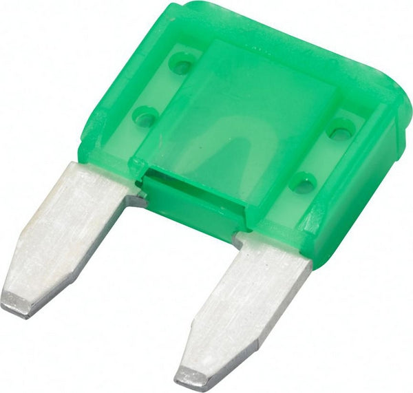 Sicherung, Stecksicherung, Mini, 30A, Grün, 10.90mm, 50Stk., Hella
