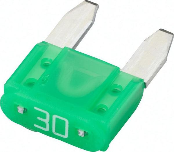 Sicherung, Stecksicherung, Mini, 30A, Grün, 10.90mm, 50Stk., Hella