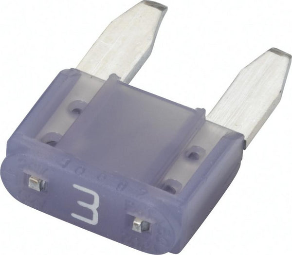 Sicherung, Stecksicherung, Mini, 3A, 10.90mm, 50Stk., Hella