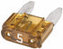 Sicherung, Stecksicherung, Mini, 5A, Braun, 10.90mm, 50Stk., Hella
