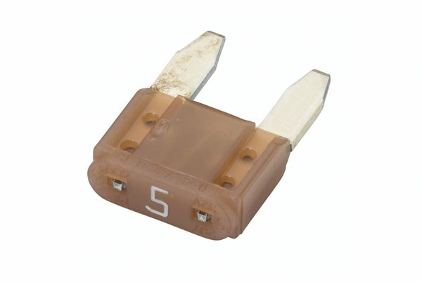 Sicherung, Stecksicherung, Mini, 5A, Braun, 10.90mm, 50Stk., Hella