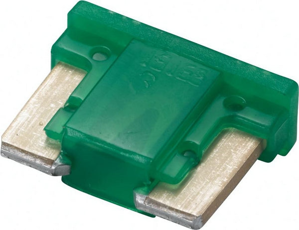 Sicherung, Stecksicherung, Mini, niedrig, 30A, Grün, 8.4mm, 5Stk., Hella